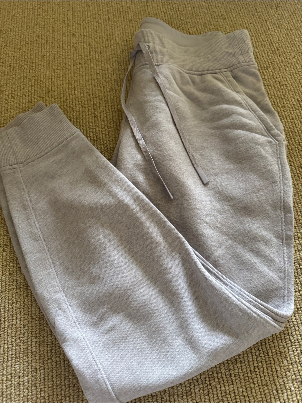 lululemon lavender warm down joggers